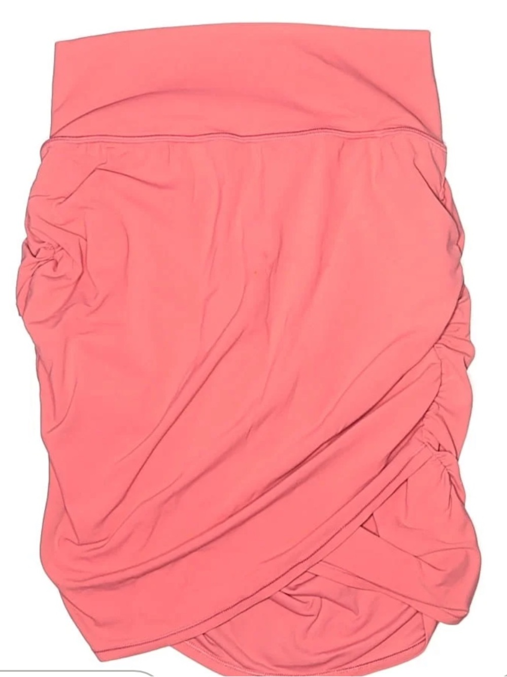 Athleta Coral Pink Ruched Skort